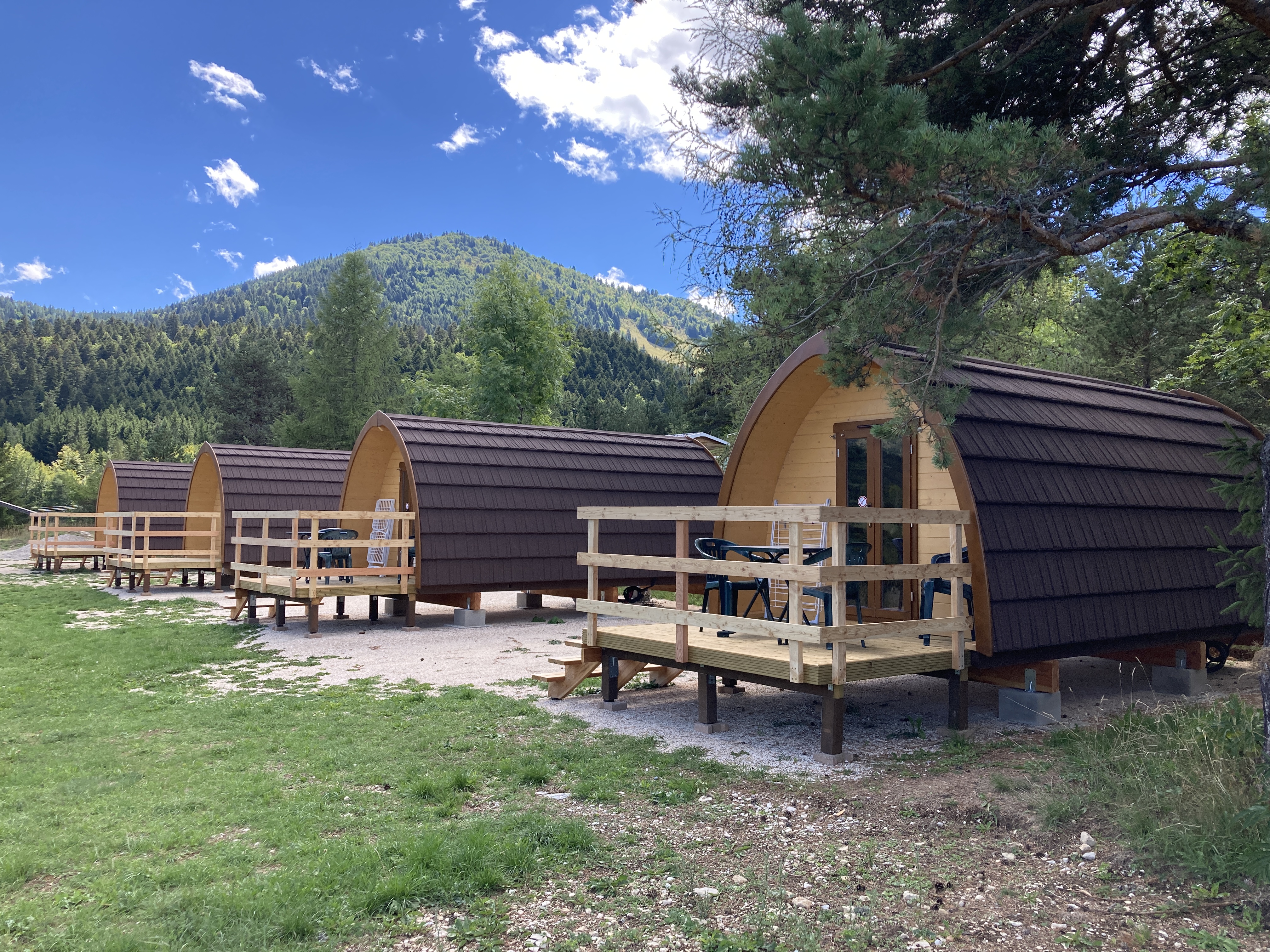 Camping les 4 Saisons - Pods | Isère Tourisme
