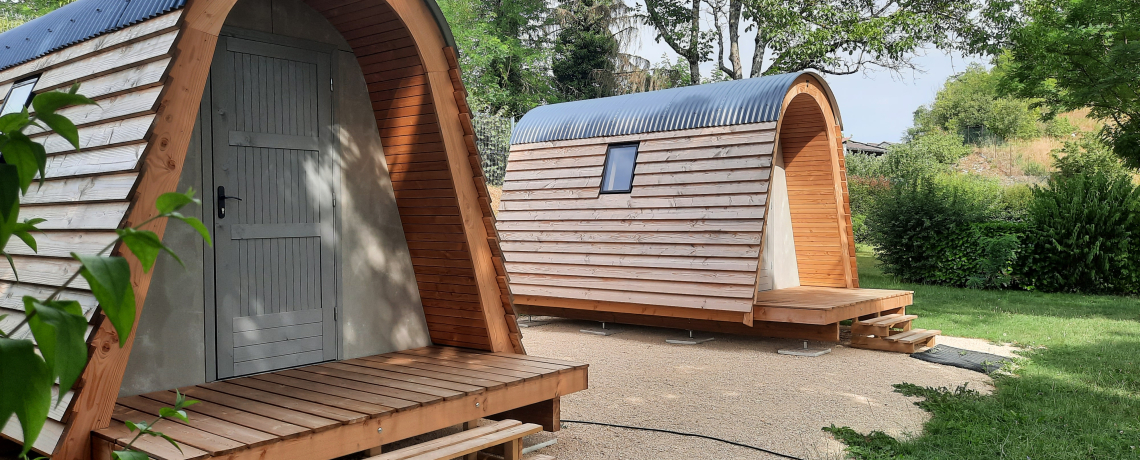 Les pods du camping