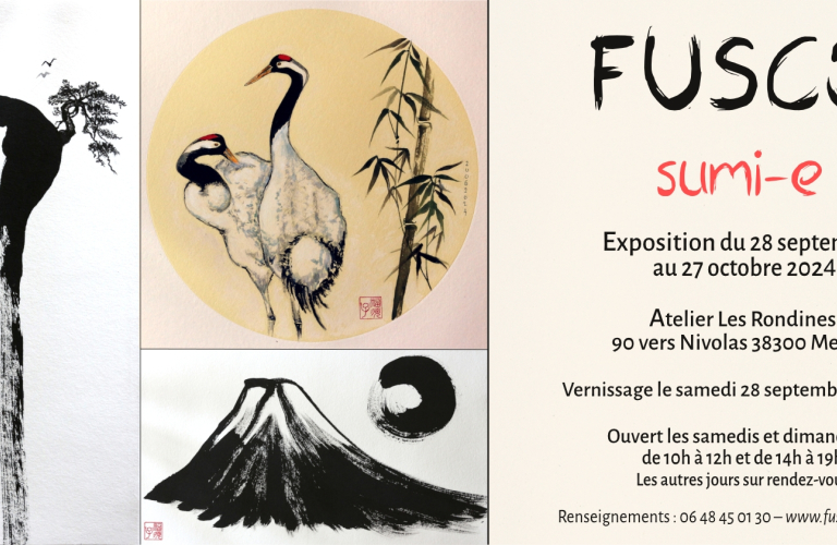 Exposition Fusco Peinture Sumi-e Du 28 sept au 27 oct 2024