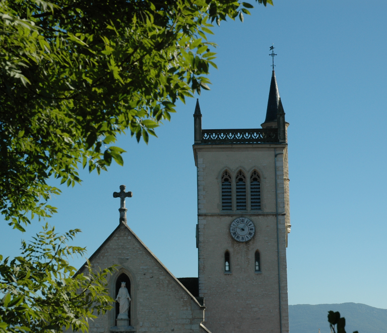 glise Saint-Symphorien de Morestel, cit des peintres - Balcons du Dauphin -  moins d'une heure de Lyon - Nord-Isre